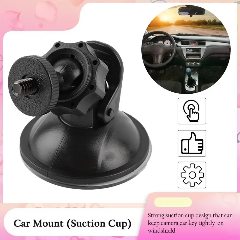 Professional Car Windshield Suction Cup Mount Tripod Holder Driving Recorder Bracket For Xiaomi Huawei iPhone Camera Accessories |