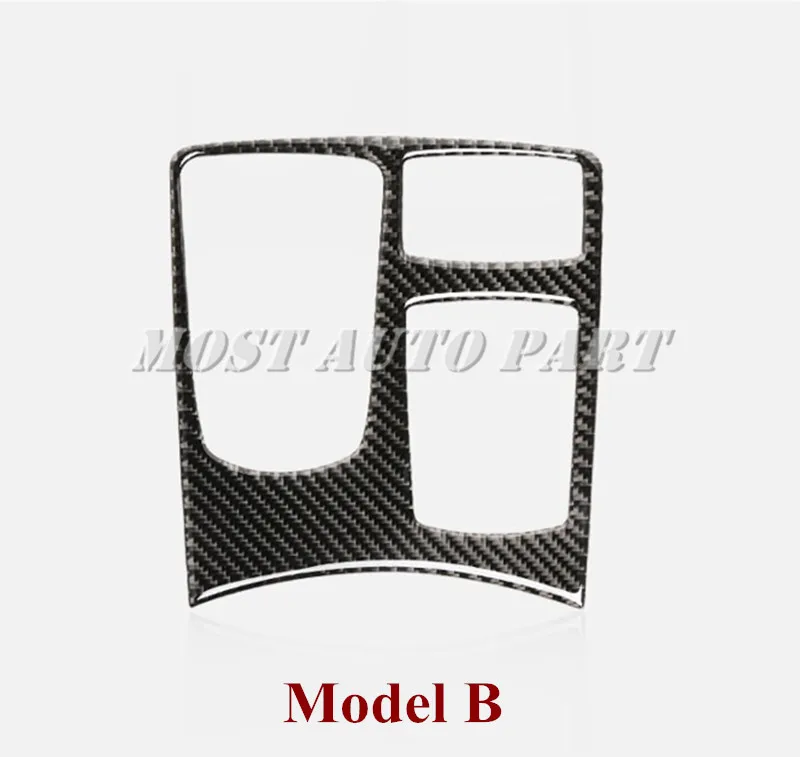 Отделка коробки передач из углеродного волокна для Benz GLE W166 Coupe C292 2015 2019 2 модели