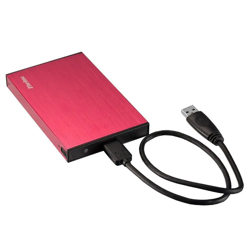 Zheino без инструментов 2,5 Алюминиевый USB 3,0 тип A для Micro B HDD/SSD корпус для внешнего жесткого диска для SATA 7 мм 9,5 мм жесткий диск SSD