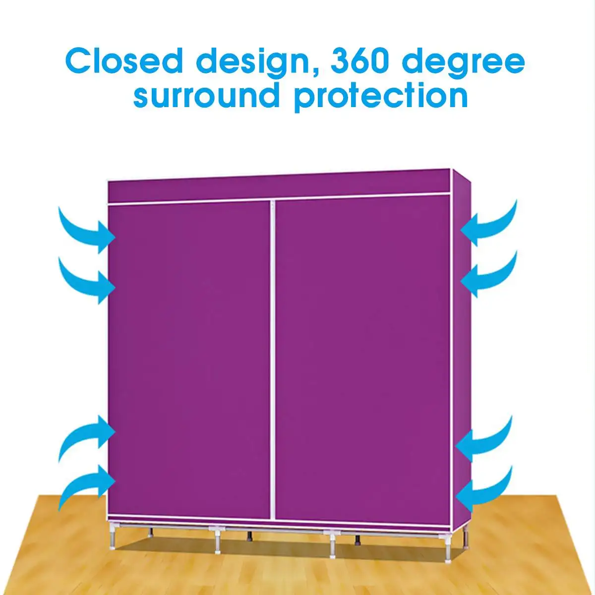 Складной шкаф из нетканого материала портативная мебель сделай сам для хранения