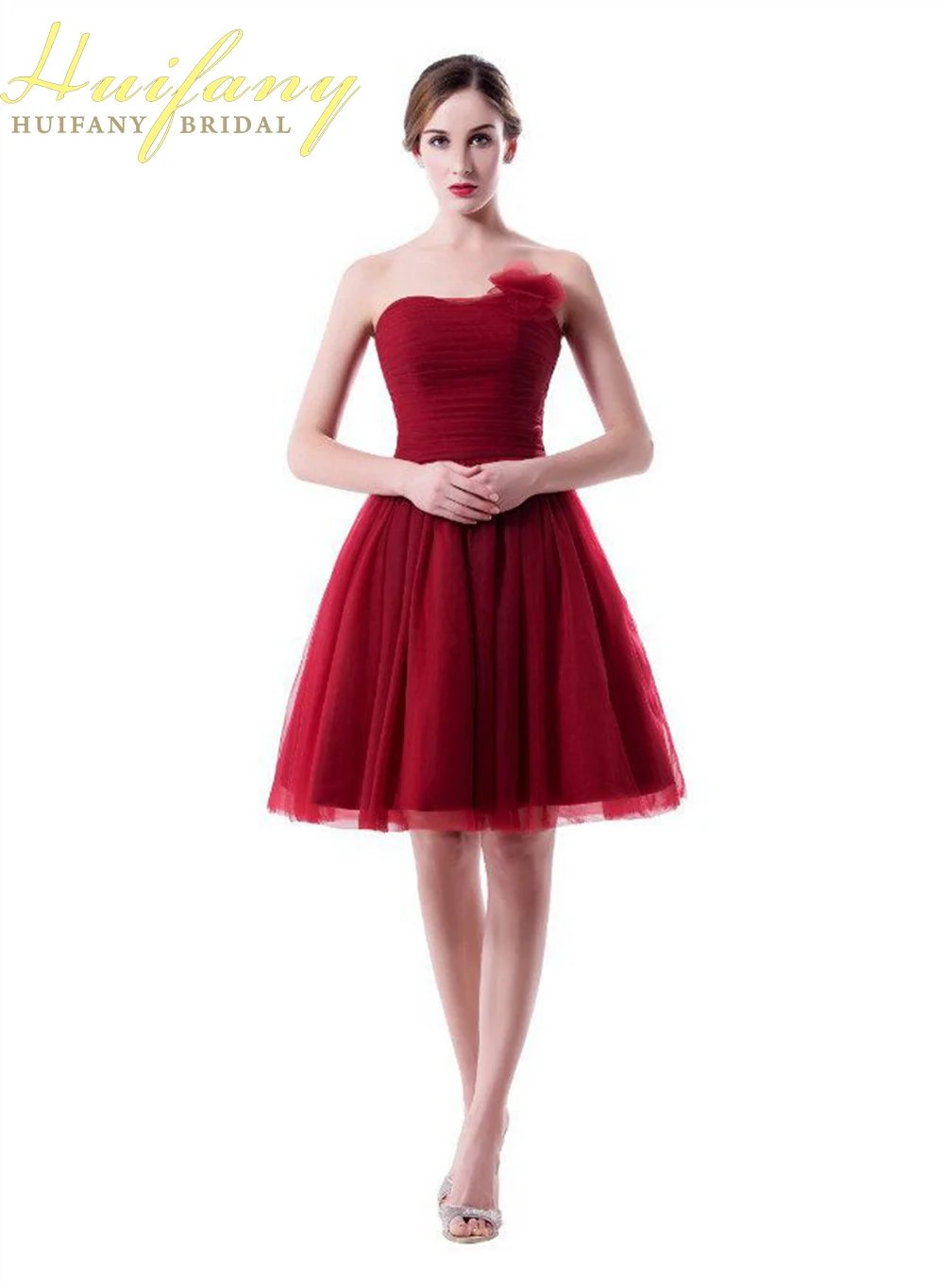 Женское Винный Цвет Сердце коктейльное платье с открытой спиной на шнуровке