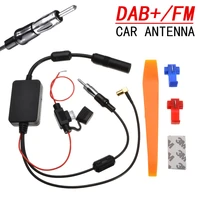 dabcar stereo antenna kit adapter car fmam antenna booster signal amplifier crossover 22dbi gain car radio signal amplifiers