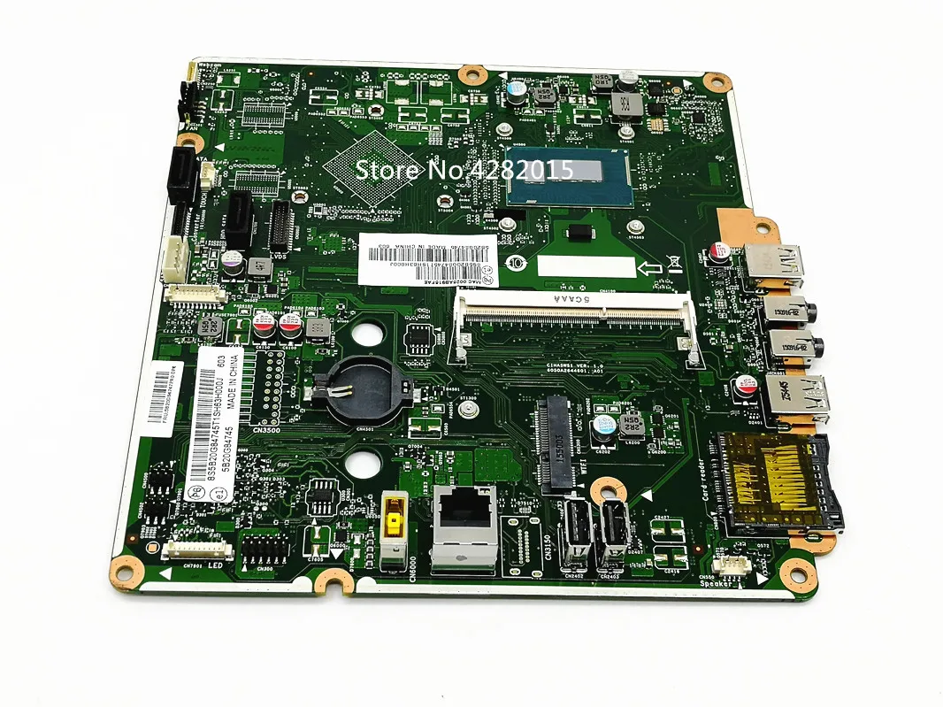 

Free shipping For Lenovo C470 AIO PC Motherboard FRU/PN: 5B20G84745 6050A2644601 Mainboard with SR1EK I3-4005U DDR3 100% Tested