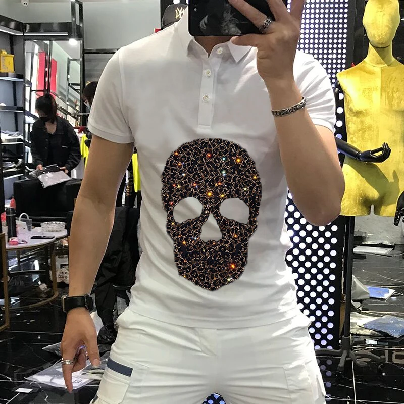 Футболка мужская в деловом стиле хлопок цвет ассортименте 1 шт|Поло| |