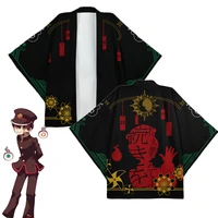 cool anime toilet bound hanako kun jibaku shounen cosplay costume japanese haori kimono full color print yukata outerwear coat