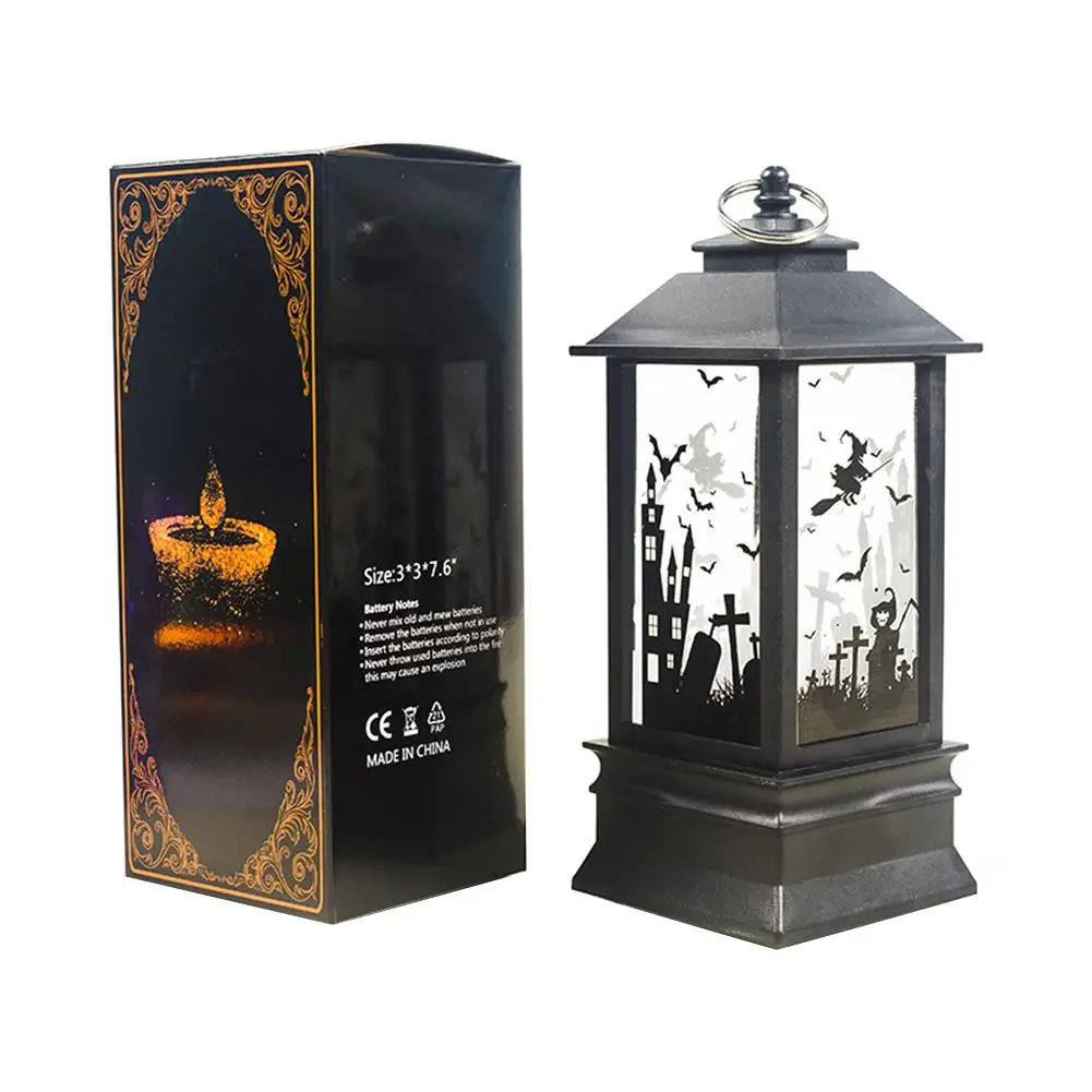 Электрический светодиодный светильник в форме свечи для Хэллоуина имитирующий