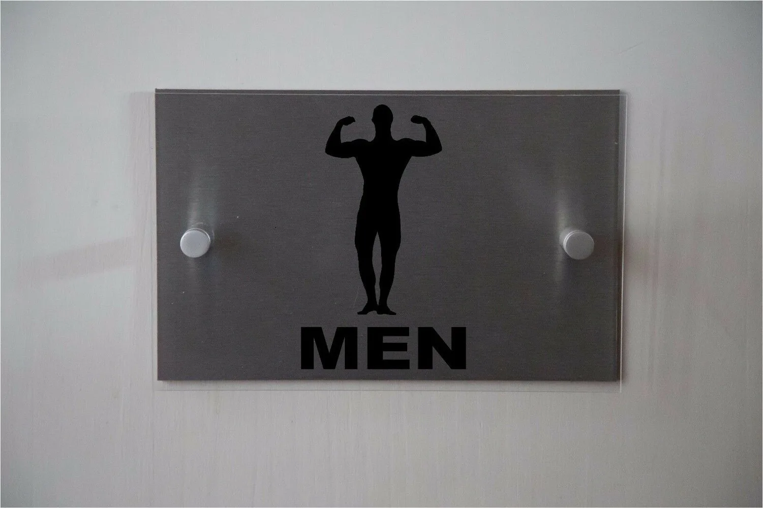 

Customized Fitness "Male" Joint Room Logo Aluminum Acrylic in/outdoor