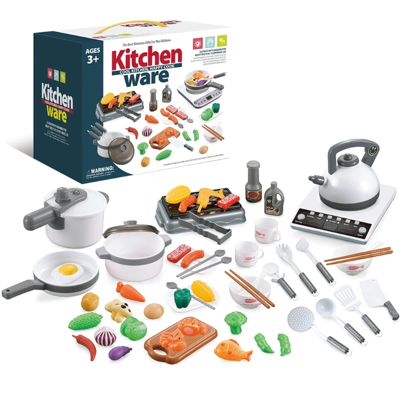 

Simulation Dollhouse Accessories Electric Kitchen Ware Toy Pretend Play Set Realistic Cooking Set Kitchen Accessories