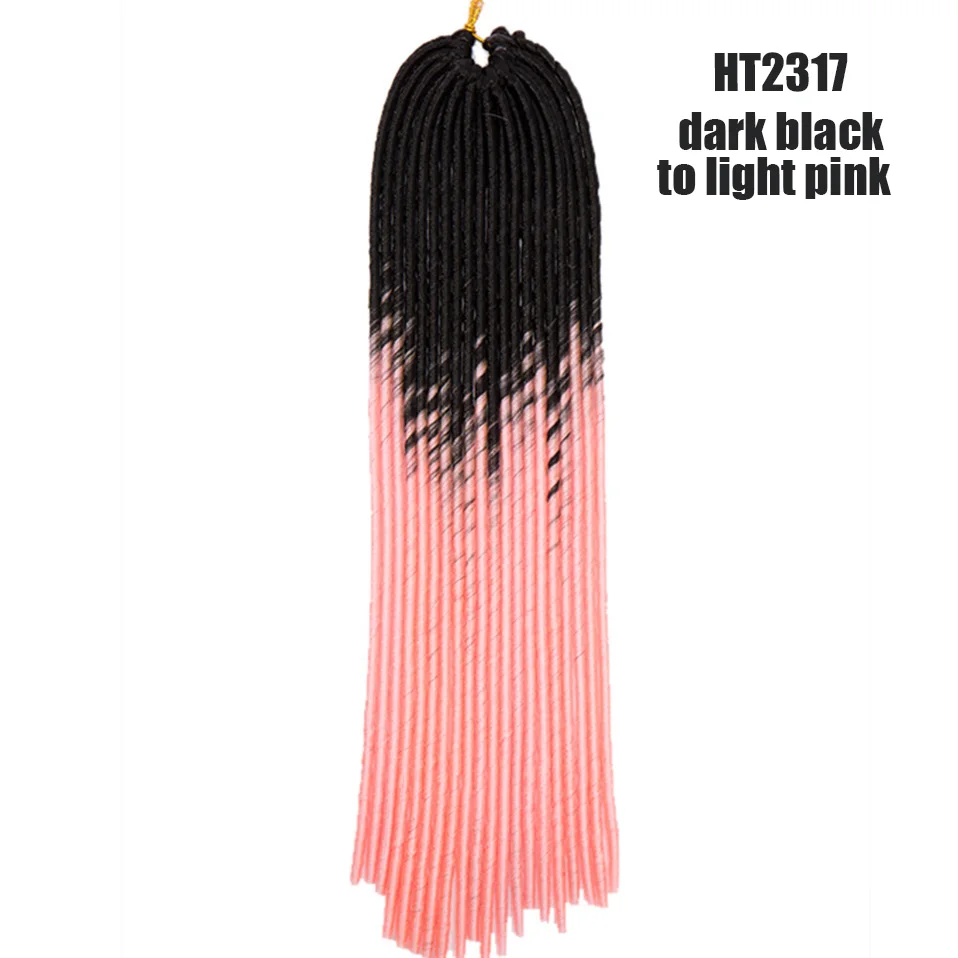 HT2317 BENEHAIR, Омбре, вязанные крючком волосы, искусственные Локи, синтетические вязанные волосы для наращивания, богиня, косички, искусственные волосы для черных женщин - Цвет: HT2317