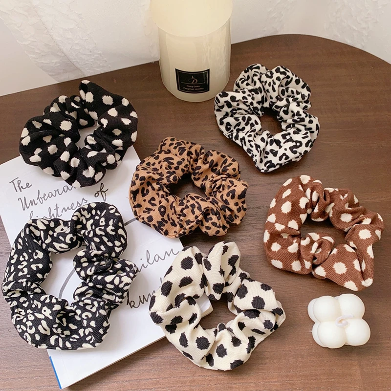 

Модные зебры леопарда женские вельветовые резинки в горошек резинки для волос эластичные резинки для волос женские аксессуары для волос
