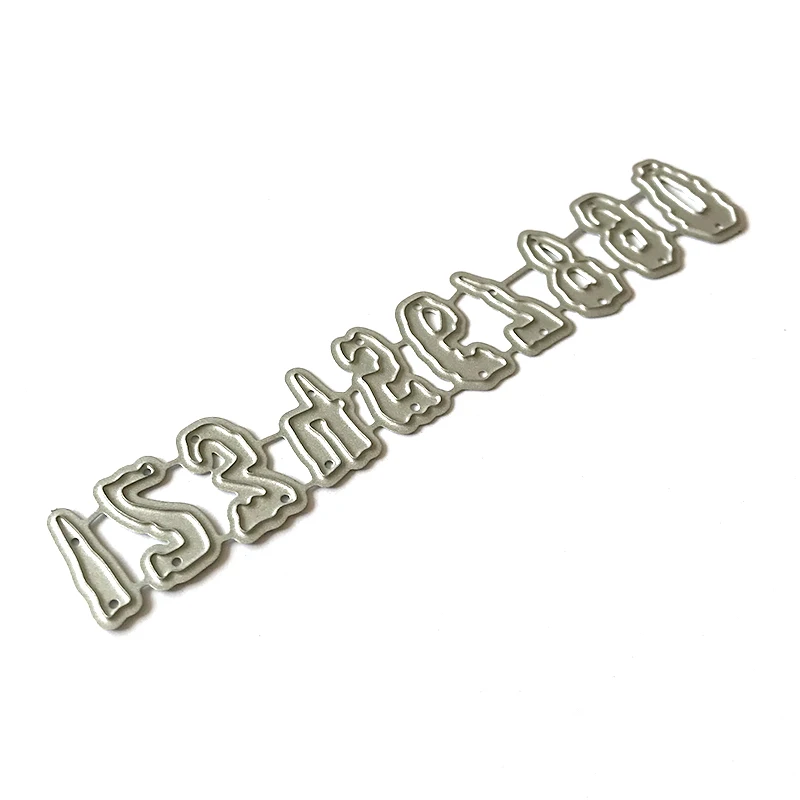

Halloween Letter Number Metal Cutting Dies Stencils for DIY Scrapbooking/photo Album stamps Decorative Embossing DIY Paper