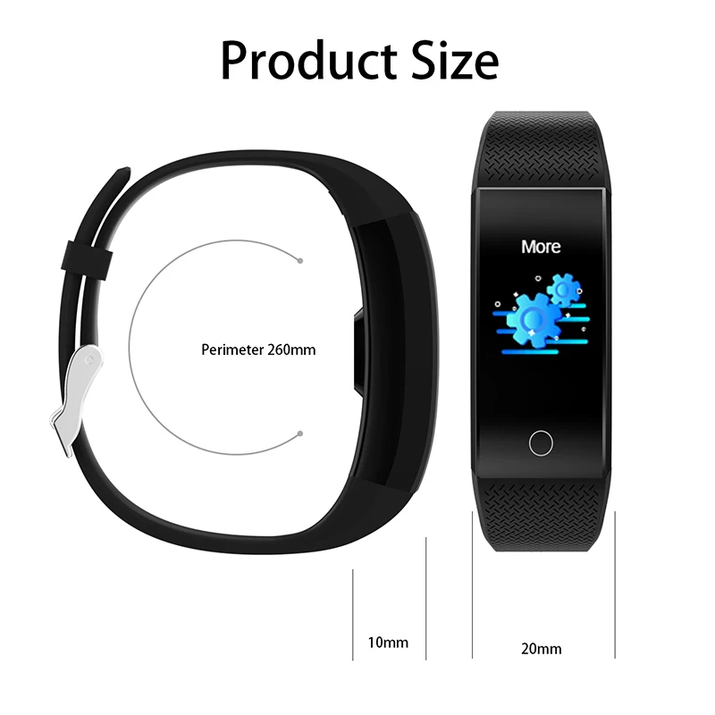 LIGE смарт браслет часы фитнес трекер пульсометр кровяное давление здоровье