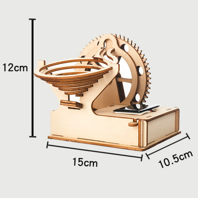

3D DIY Solar Track Ball Puzzle Game Laser Cutting Wooden Model Building Kits Educational Toys Gifts For Children Desktop Decor