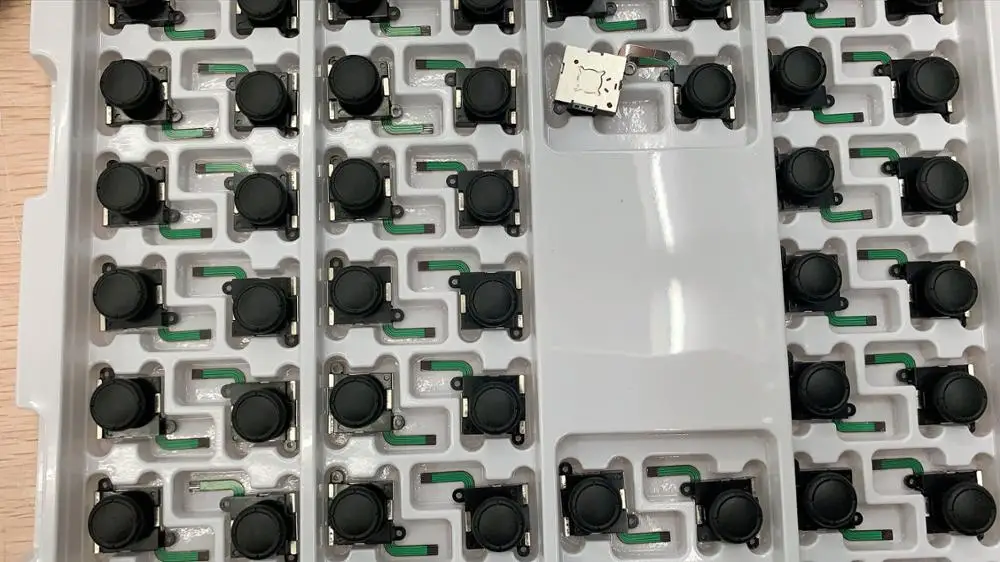 50 шт. черный Цвет для Nintendo Switch 3D аналоговый джойстик пальца палочки Сенсор Замена