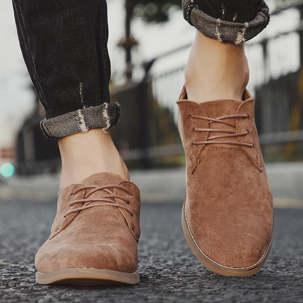 Мужская повседневная обувь; зимняя обувь; zapatillas hombre; Мужская Новая модная повседневная обувь с ремешками; английские остроконечные замшевые туфли в деловом стиле