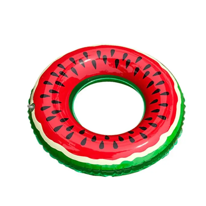 

Safely Watermelon Inflatable Swimming Ring Float Pool Swim Circle Laps Adult Kids Beach Toy