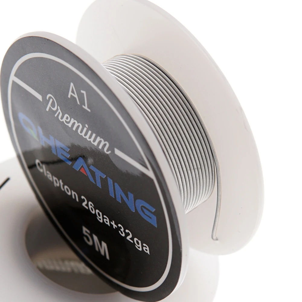 Нагревательная катушка fusedClapton для RDA RBA 26GA + 32GA 5 м/roll KA1|Аксессуары| |