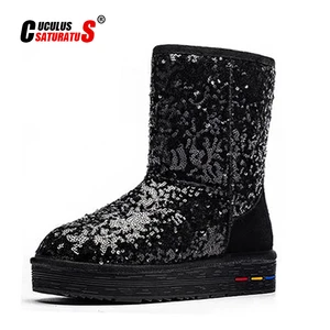 Сапоги женские замшевые из коровьей кожи, 5827