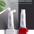 Устройство для вращения зубной пасты, диспенсер для тюбиков, Многофункциональный пластиковый держатель для очищающего средства для лица, пресс, пресс для ванной комнаты, аксессуары