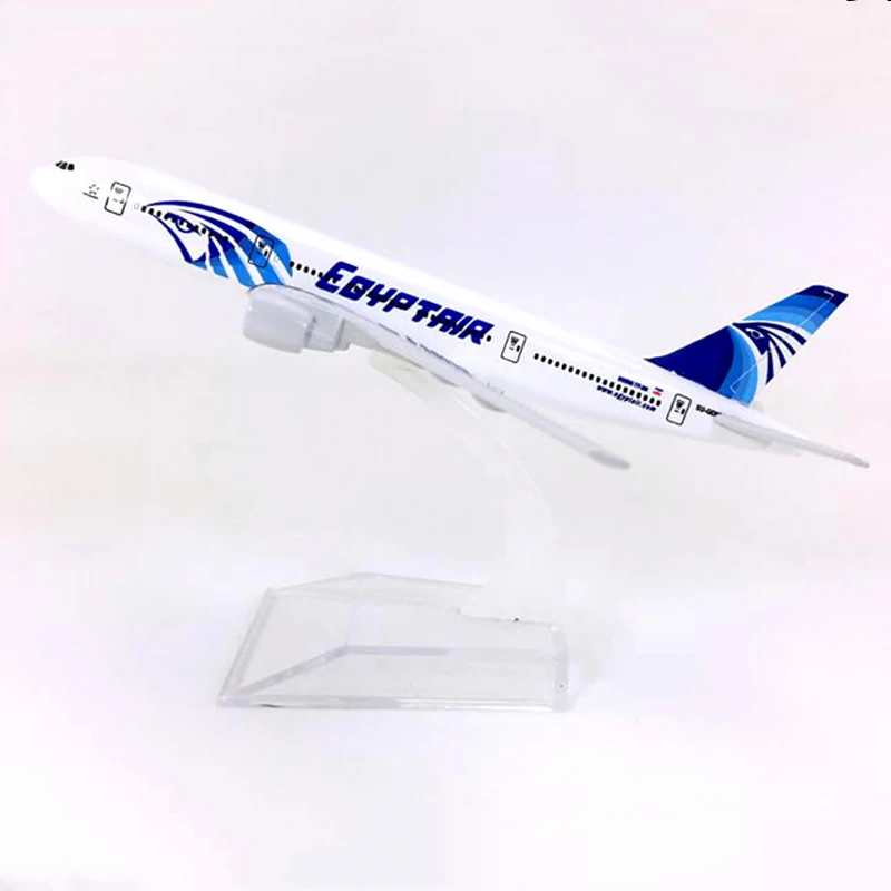 

16CM 1:400 Scale Egypt Air Boeing B777 AirplanesAlloy Metal Metal Model Airways Plane Model Aircraft Collectible Display