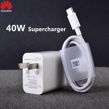 Original Huawei Mobile phone charger 40W USB quick charge 10V 4A Type-C cable portable fast super chargers accessories
