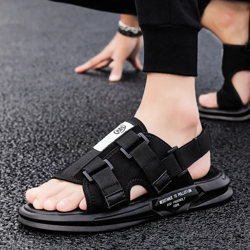 Мужские дышащие сандалии пляжные Нескользящие лето 2020 | Обувь