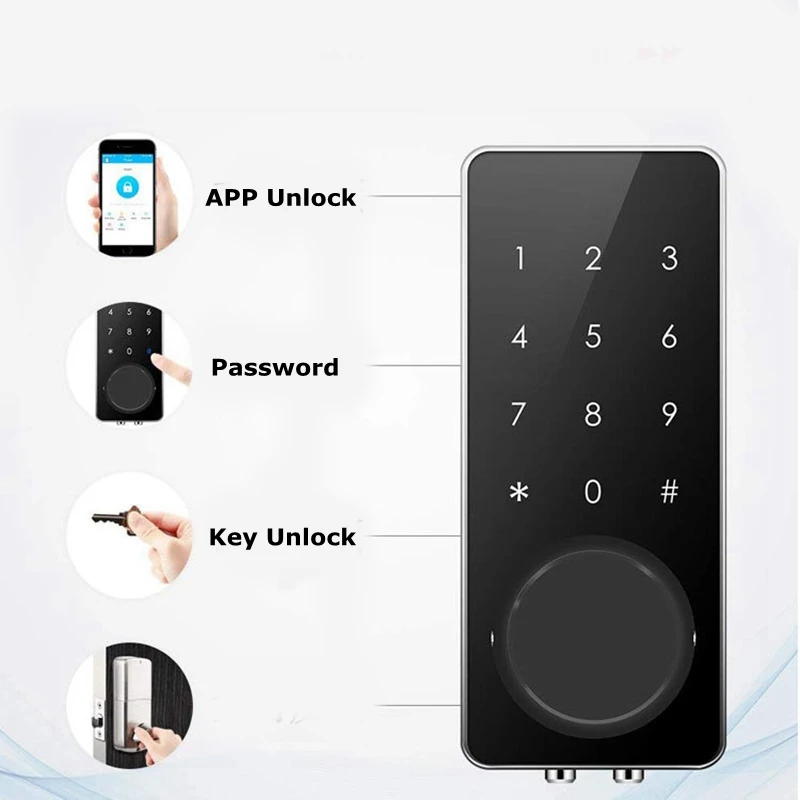 

Смарт-замок дверной электронный с поддержкой Bluetooth и сенсорным экраном