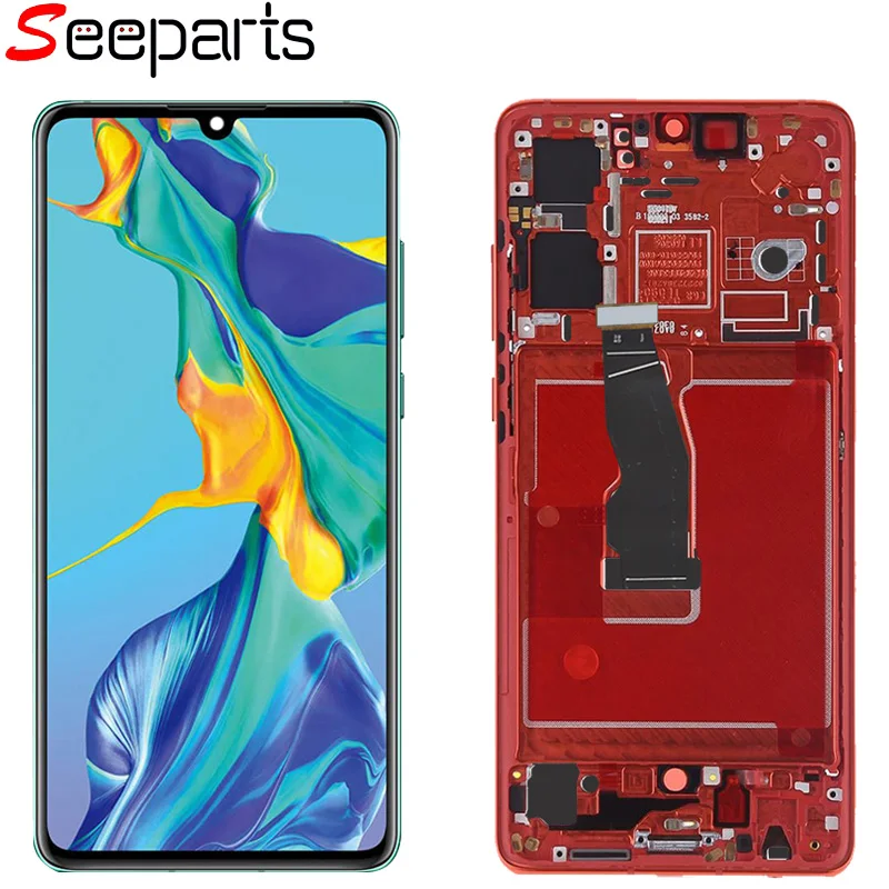 Оригинальный сенсорный экран 6 1 дюйма для Huawei P30 ЖК дисплей цифровой