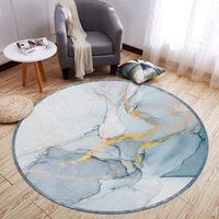modern home decorative round carpet fashion light luxury round area rugs bedroom floor anti slip mat for living room bath mat