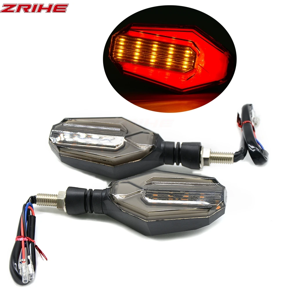 Универсальные аксессуары для мотоциклов светодиодный гибкий указатель поворота