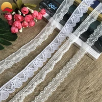 2 1 3cm s1097 white multicolored cotton lace diy clothing edge wrap cotton ribbon tape cotton material