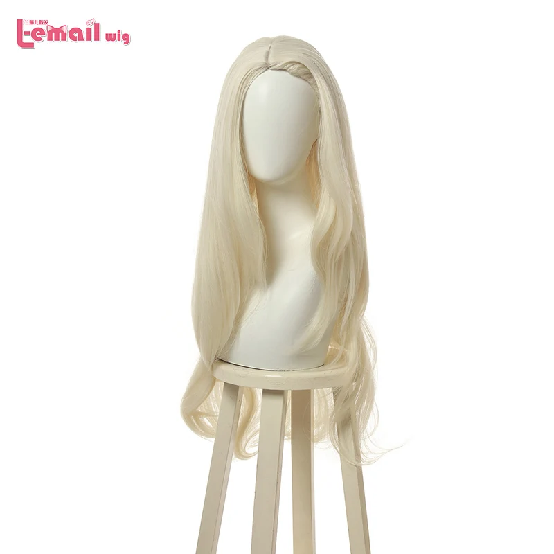 

Парик для косплея принцессы Эльзы, длинные светлые свободные волнистые парики для косплея, термостойкие синтетические волосы для Хэллоуин...