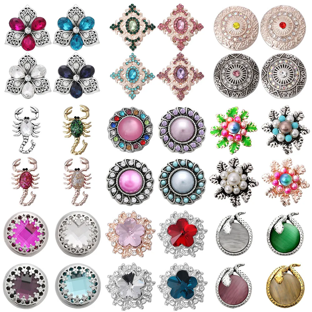 5 шт./лот высококачественные ювелирные изделия с кнопками-застежками сделай сам