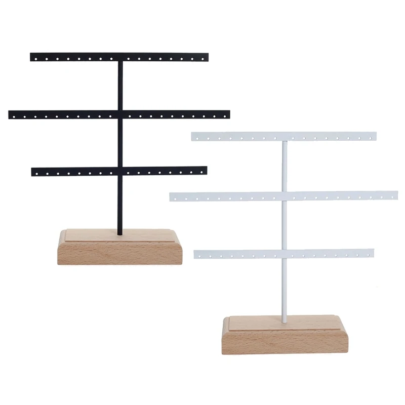 

Earrings Organizer Jewelry Display Stand 3-Tier Earrings Holder Rack for Hanging Earrings Earring Jewelry Display Tree