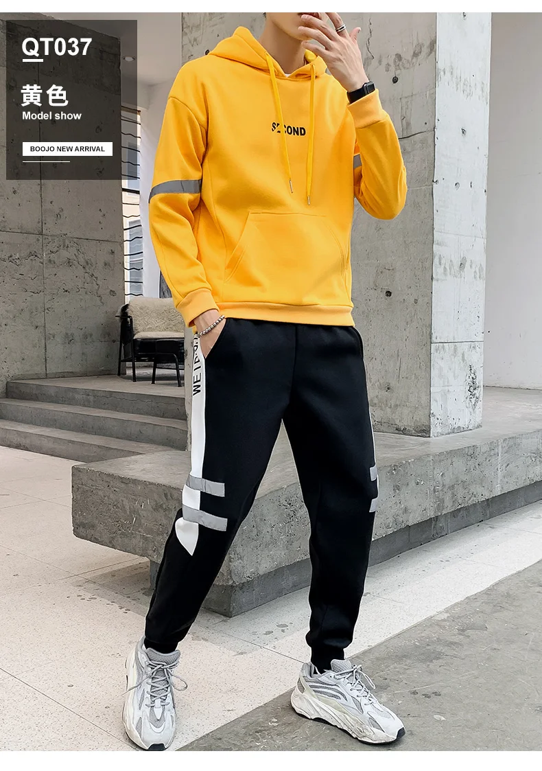 

Fashion Mens Sweat Sport Suits Casual Winter Suit Men Outfit Tracksuit Jacket Track Suits Men Set Sportwear Hommes Coat JJ60NT