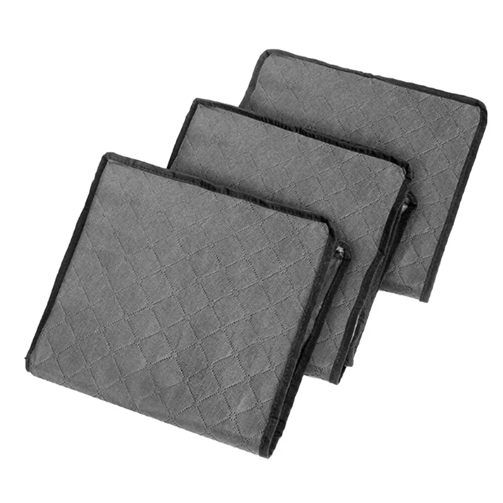 

Foldable Comforter Storage Bag Household Clothing Storage Box Dustproof Non-woven Quilt Storage Bra Socks Wardrobe Organizer 1PC