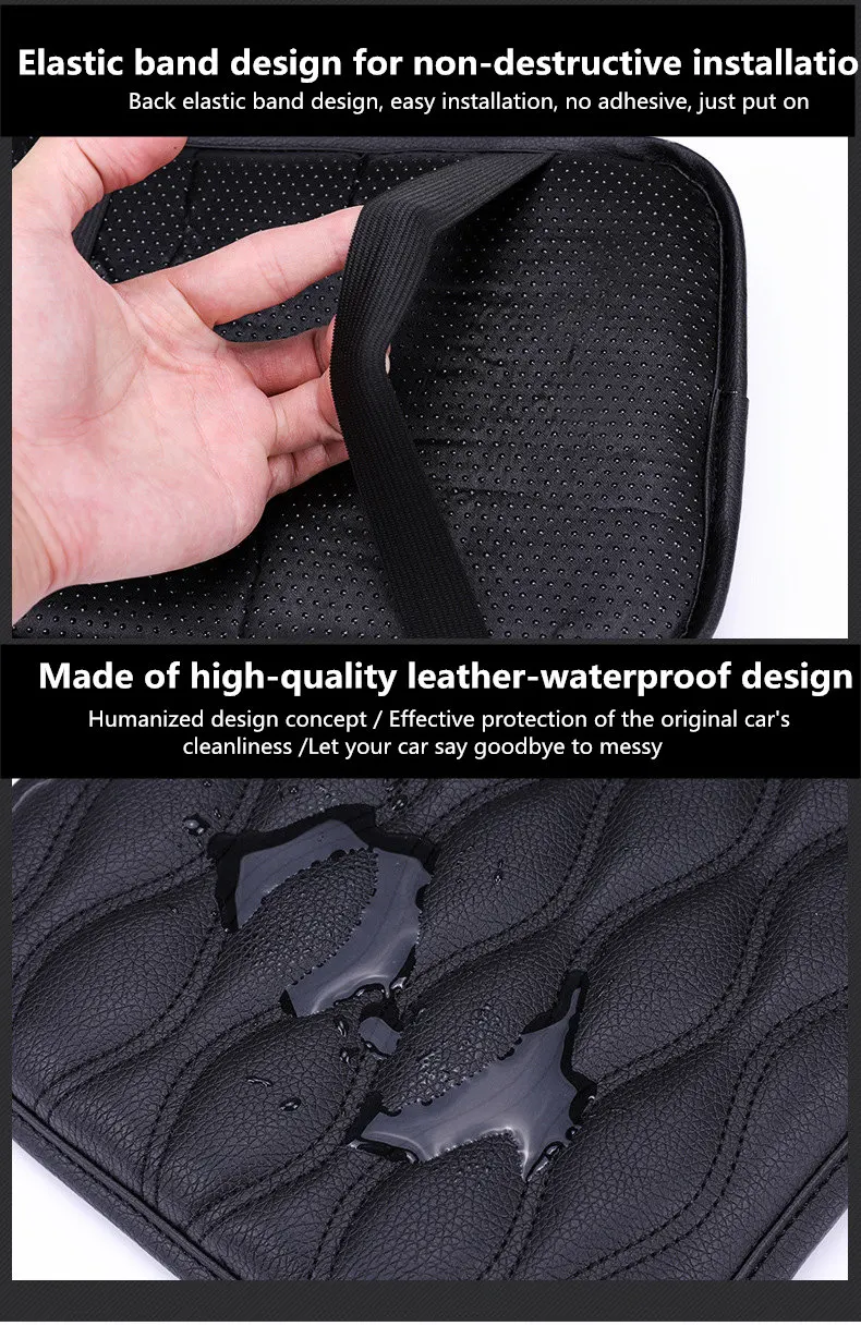 

1pcs Car Accessories Auto Interior Supply Universal Armrest Box Cover Increased Pad Armrest Box Pad Comfortable Central Hand Pad