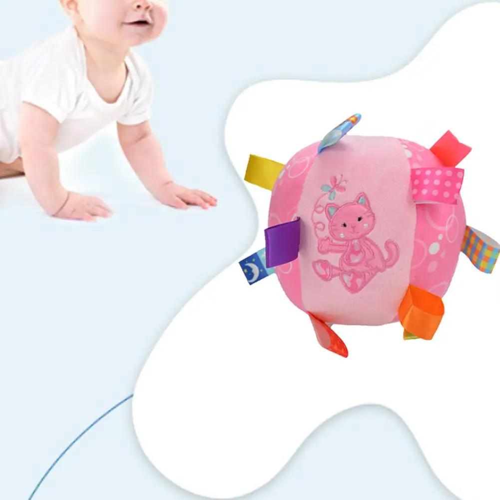 

Baby Ball Super Soft Appease Ball color hand ball Music / Sound environmentally friendly Cotton material