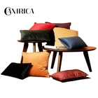 Мягкая бархатная желтая наволочка для подушки, 45x45 см