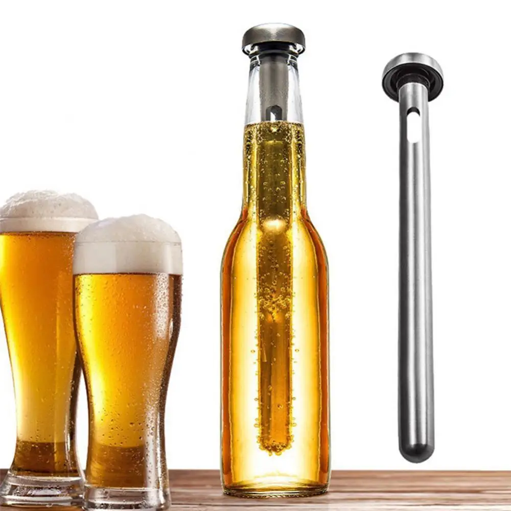 

Dropshipping!! Stainless Steel Beer Chiller Stick Beverage Cooling Rod Cooler Frozen Bar Tool