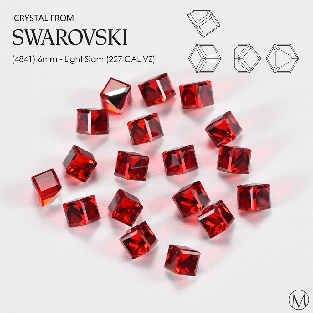 1 шт. x 4841-6 мм куб Необычные каменные кристаллы от Swarovski ювелирные изделия ручной