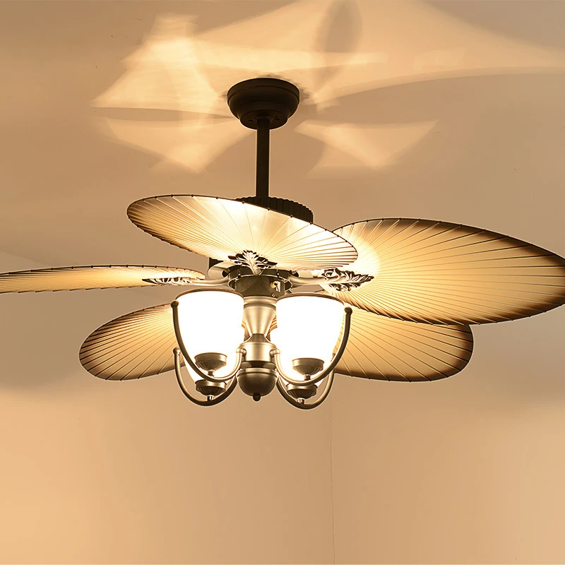 Настенный уличный потолочный вентилятор со светильник Том люстра с подсолнухами