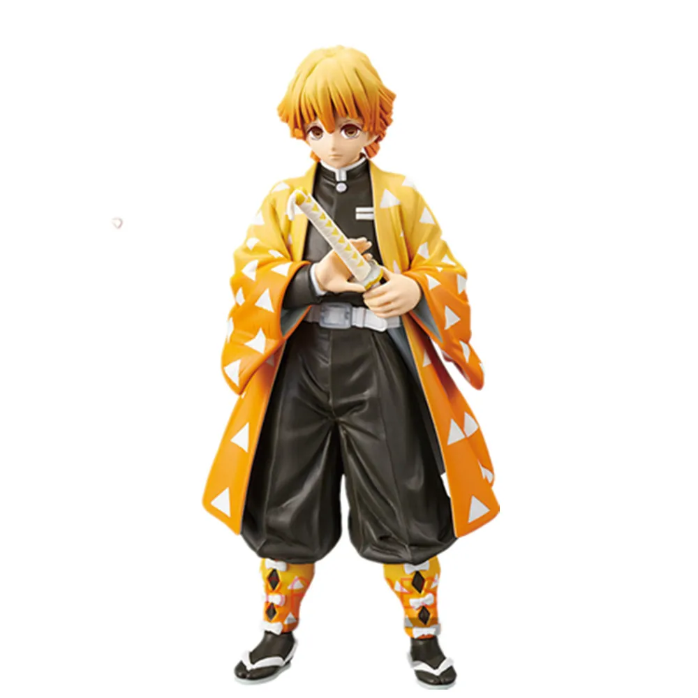 Зеленый Demon Slayer Tanjirou Nezuko Zenitsu DXF ПВХ Фигурки киметсу нет яйба фигурка аниме, модели игрушки - Цвет: Зеленый