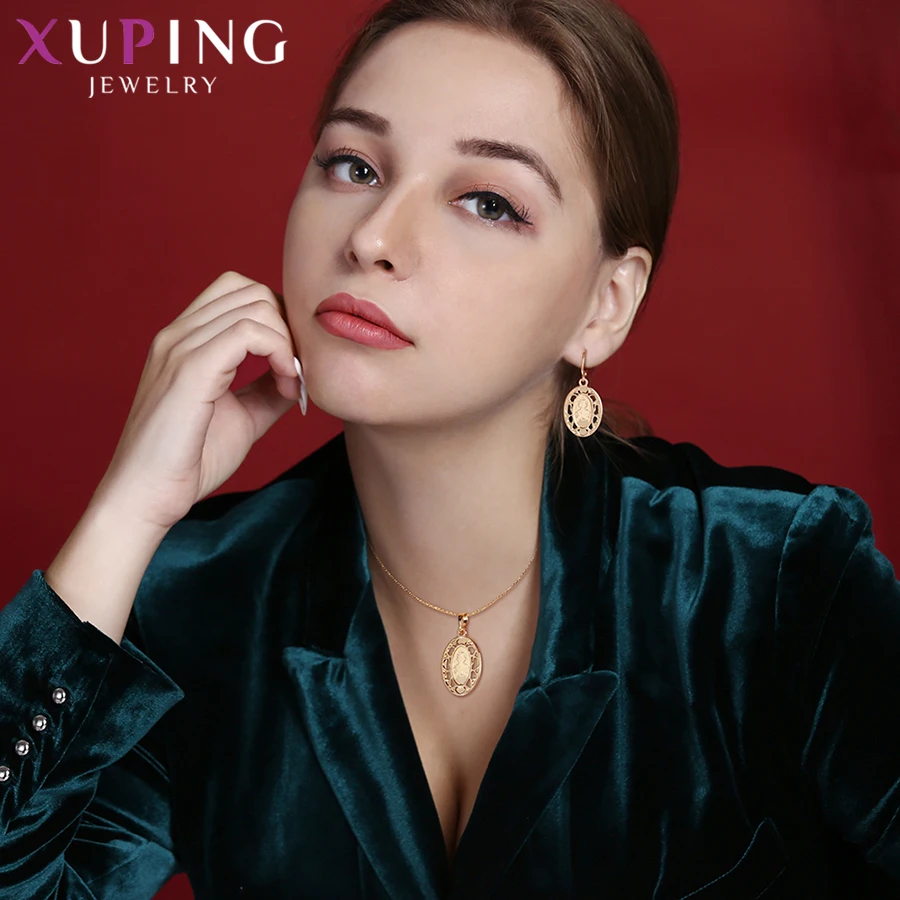 Xuping Модные Ювелирные наборы высокого качества религия позолоченные подвески