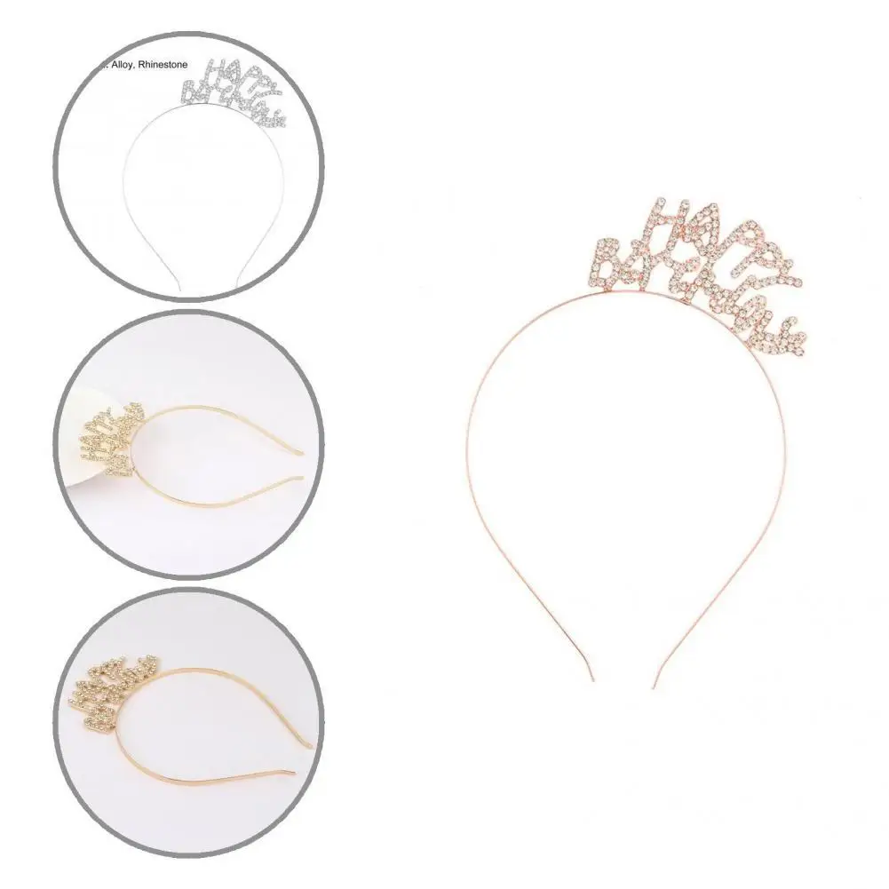 

Fashion Anti-rust Anti-rust Durable Happy Birthday Head Wrap for Gift