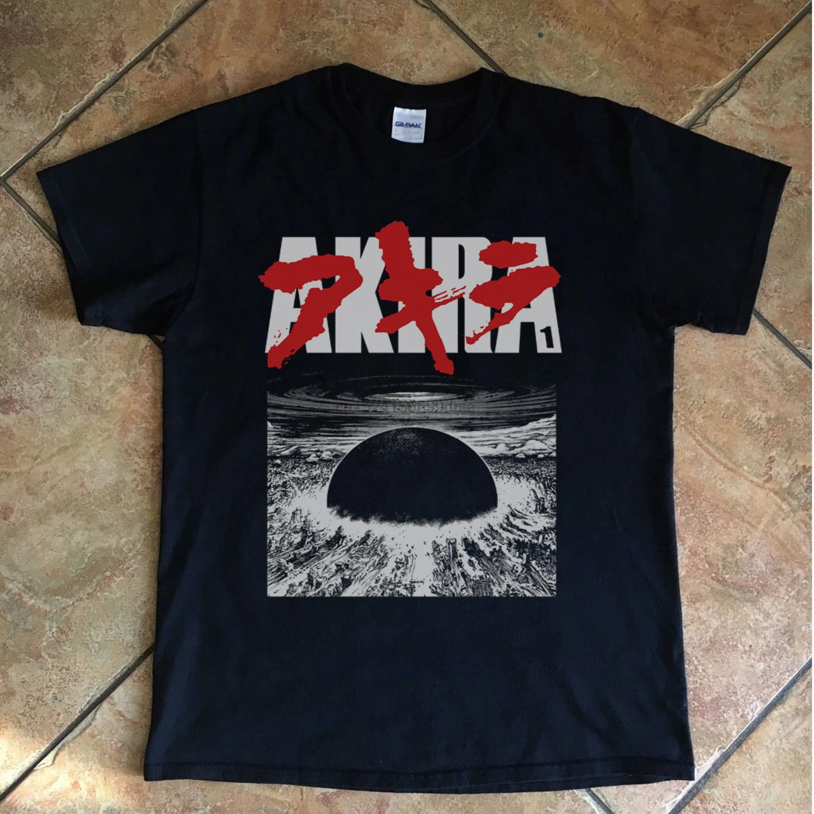 Vtg 80S рубашка Акира 1988 редкий Аниме Комикс манга игра фильм Япония Repro S 3Xl