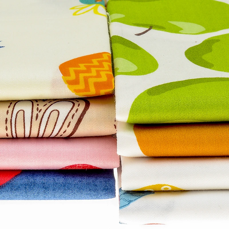 

8 Pcs/Lot,40CMx50cm CHERRY FRUIT Printed Twill Cotton Fabric,Patchwork Clothes For DIY Sewing Quilting Baby&Children's Material