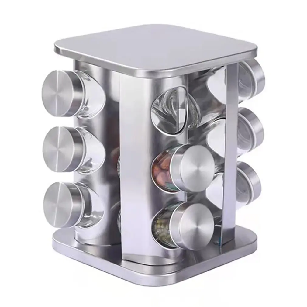 Кухонная банка для приправ из нержавеющей стали Металлическая емкость кухонная