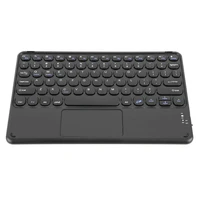 portable mini wireless tablet keyboard with touchpad round keycap slim wireless keyboard for ipad ultra thin keyboard