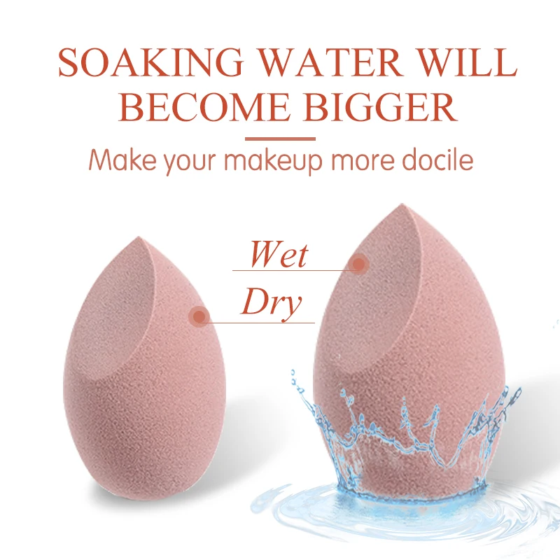 Любовь капли воды макияж губка в форме тыквы пуховка для Макияжа Косметический